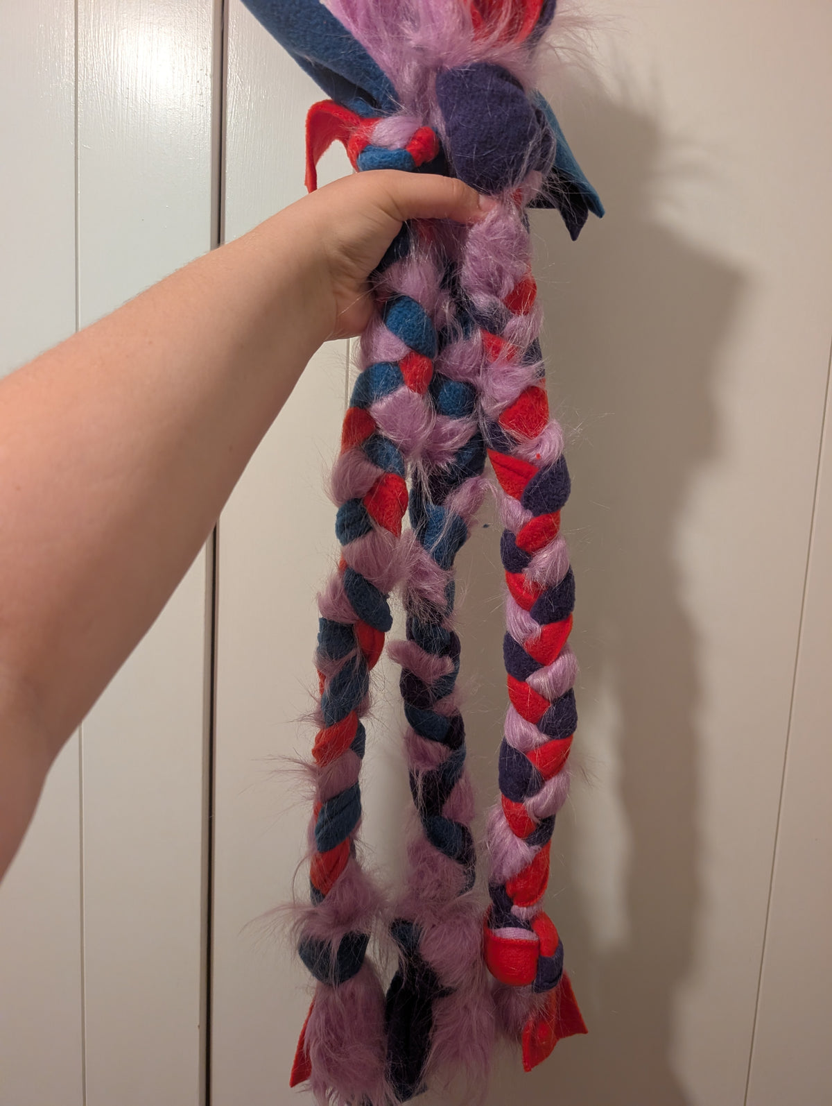Handmade fleece toys